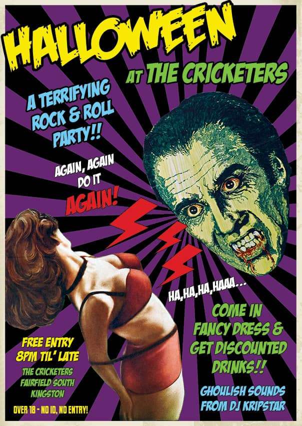 Halloween Cricketers Flyer*