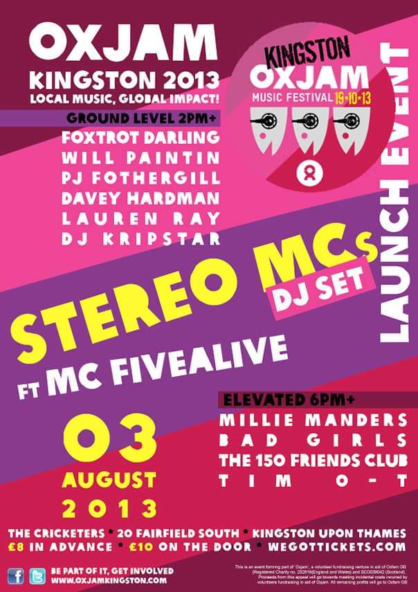 Oxjam Kingston Flyer