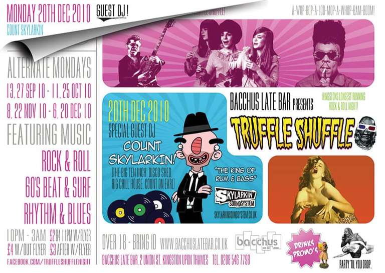 Truffle Shuffle Guest DJ Count Skylarkin Flyer*