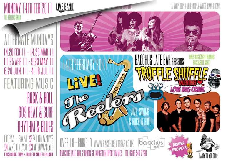 Truffle Shuffle Guest Reelers Band Flyer*